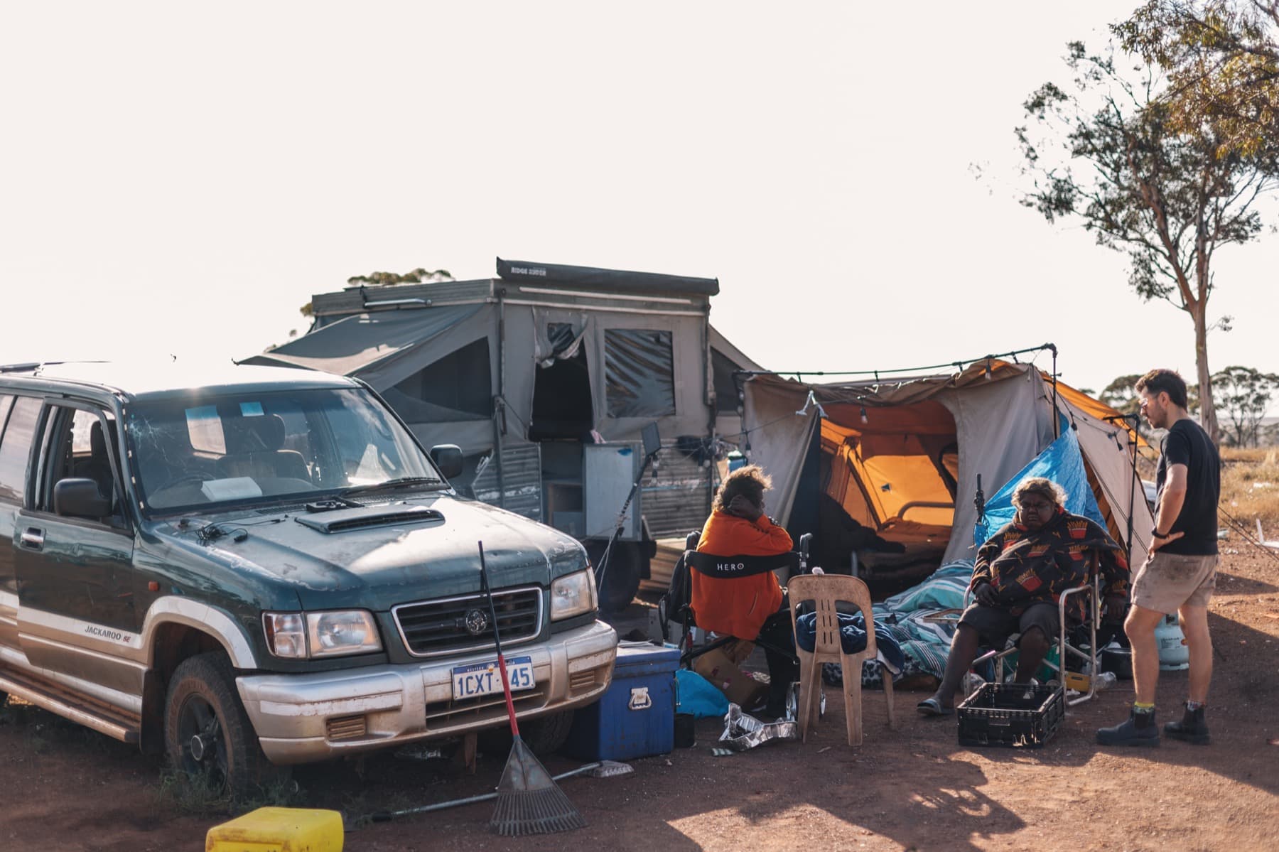A camp visit at Ninga Mia