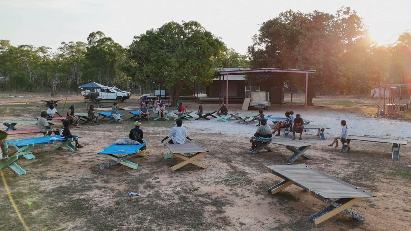 The Maningrida run at sunset