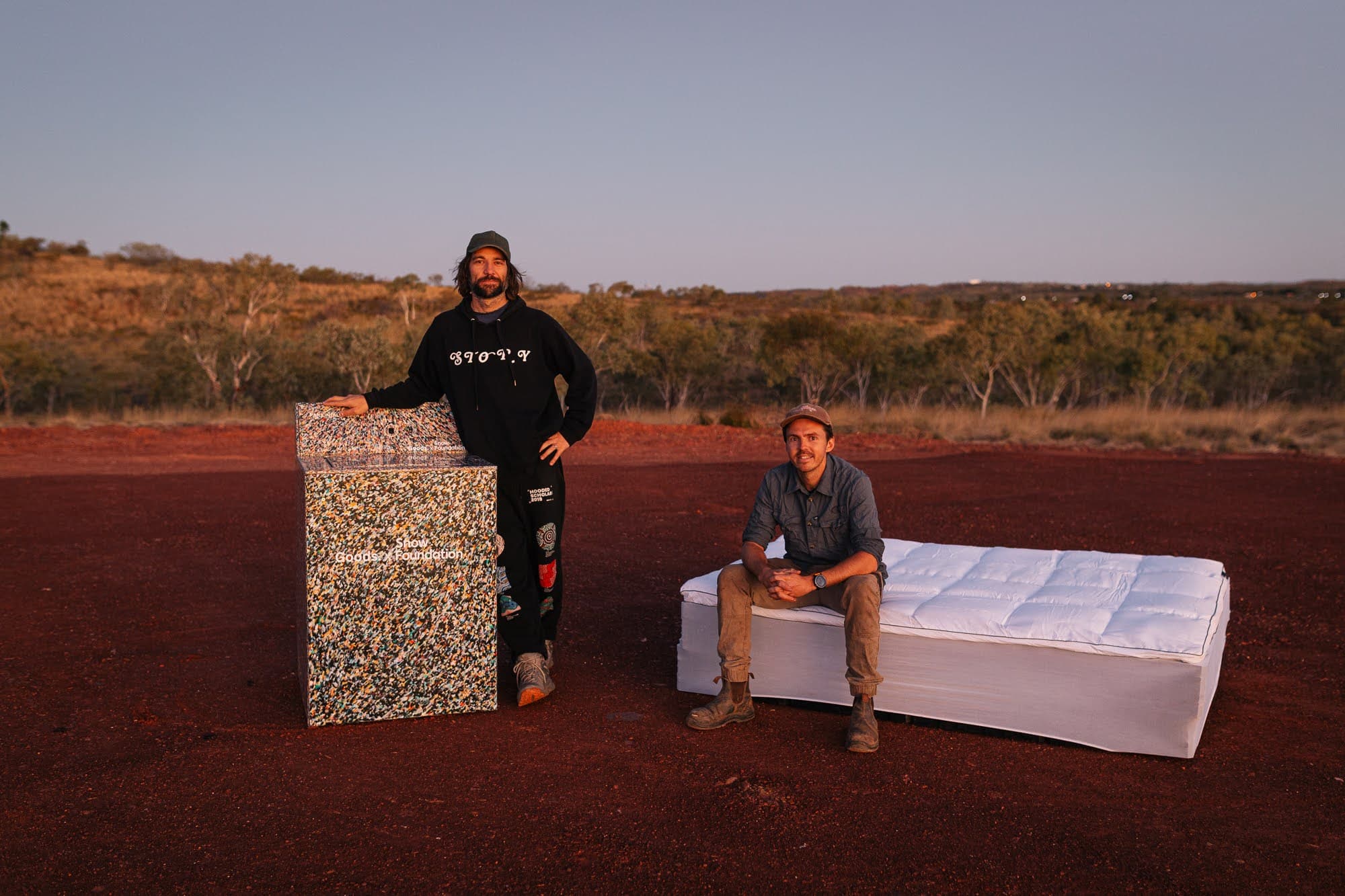 Nic Marchesi and Ben Knight, co-founders of Goods on Country