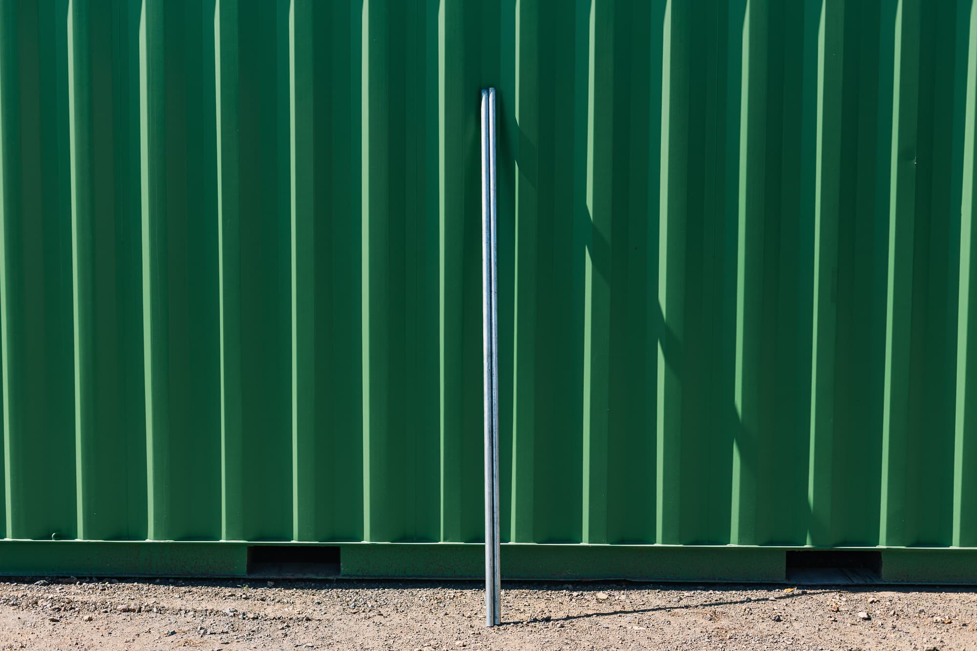 Galvanised steel pole, 26.9mm OD