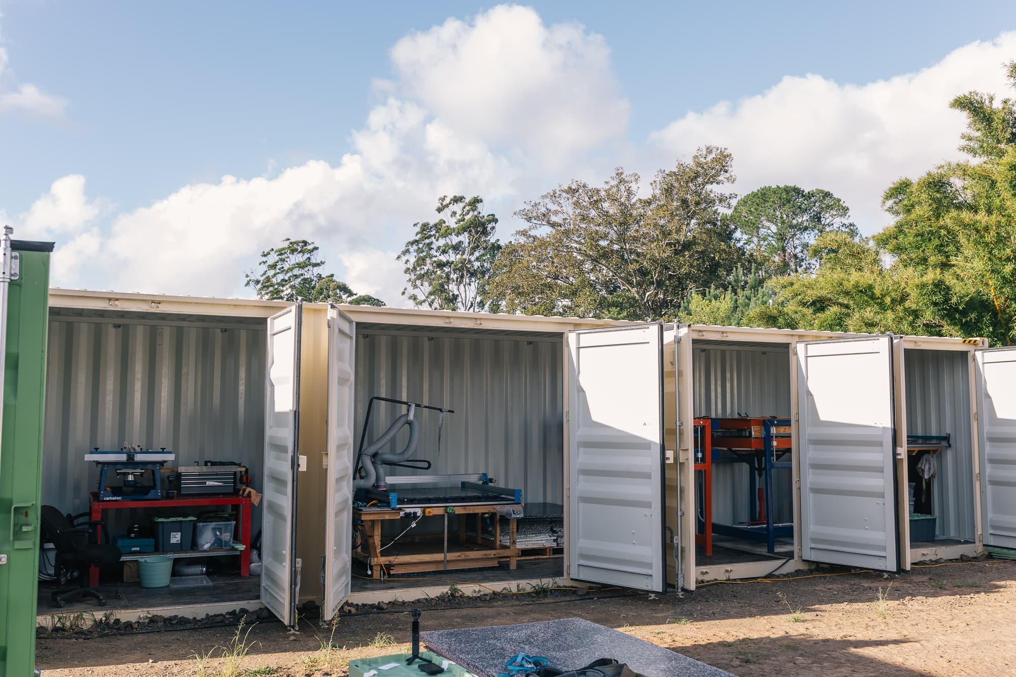 Containers from angle