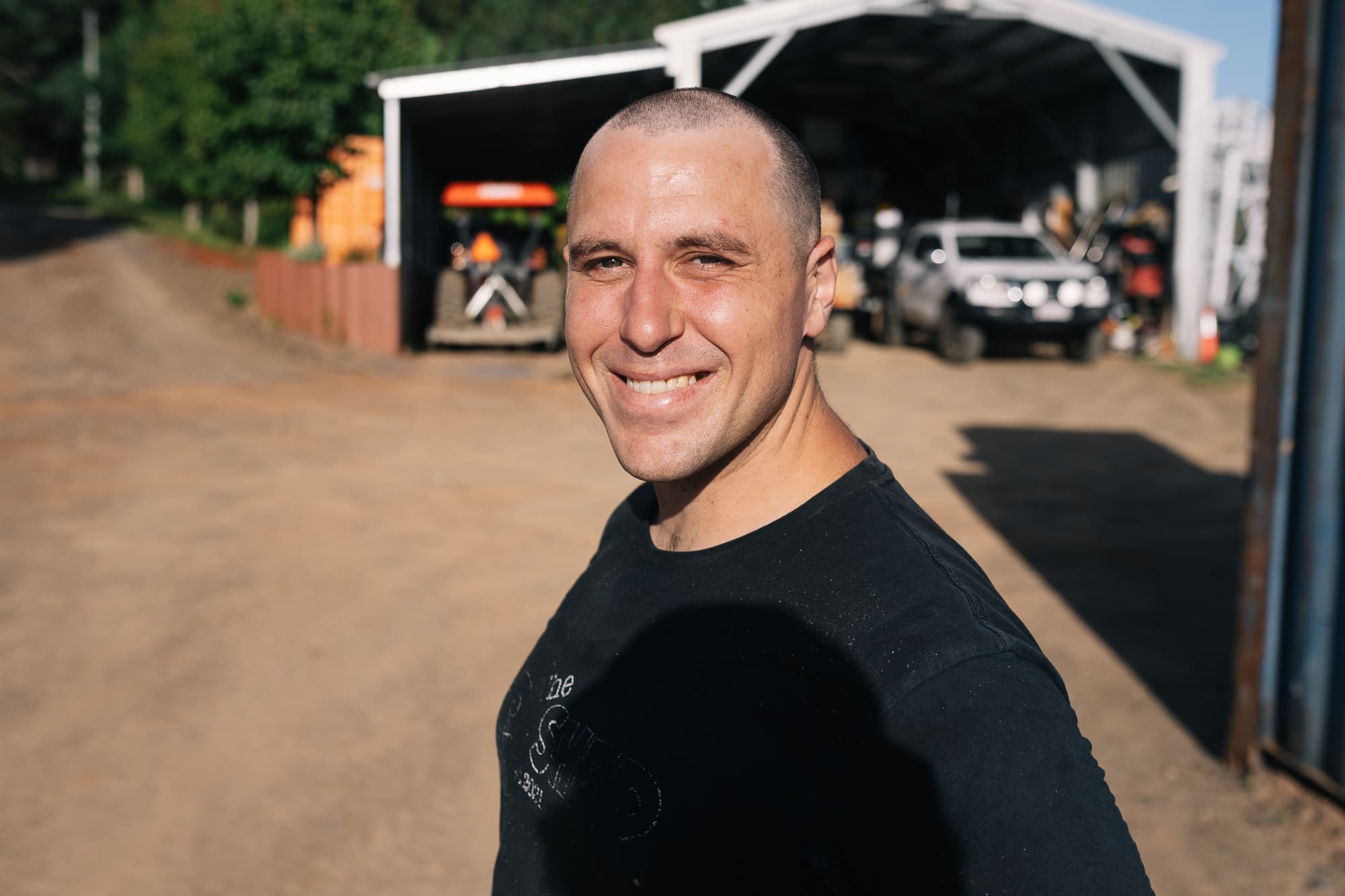 Joey at the facility