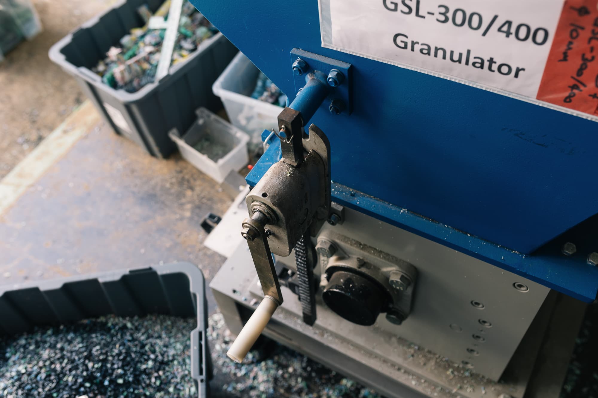 Granulator detail
