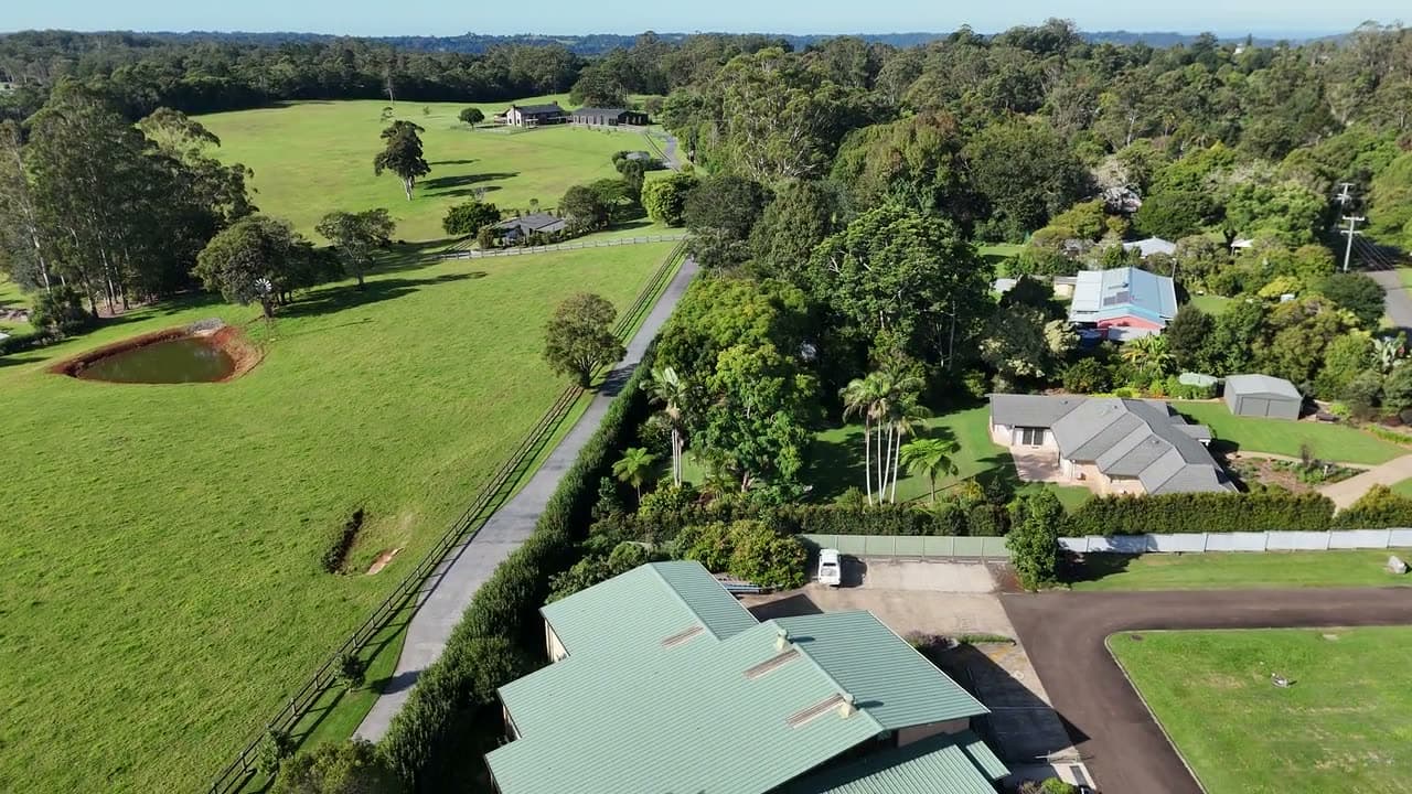 The Harvest at Witta from the air